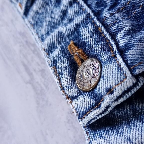 Vintage 1980s Lee Storm Rider Stone Wash Denim Jeans - Picture 9 of 11